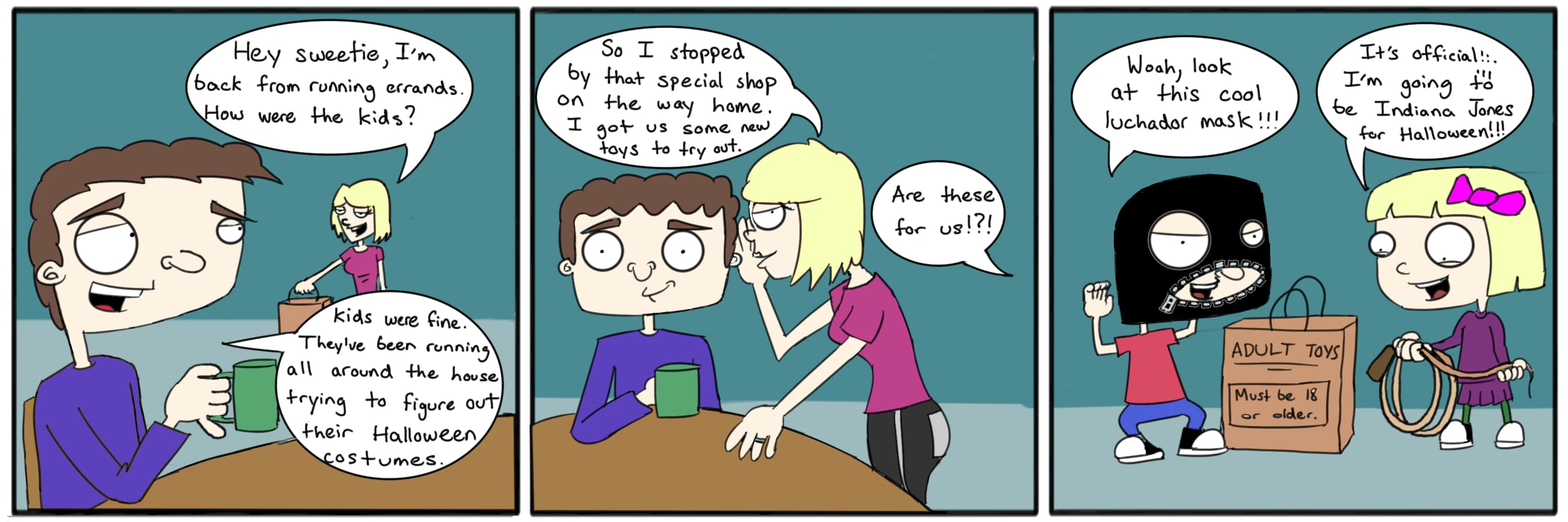 Adult Toys — full comic strip