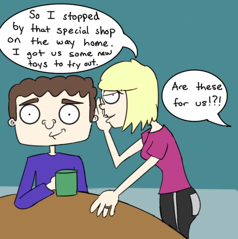 Adult Toys, panel 2 of 3