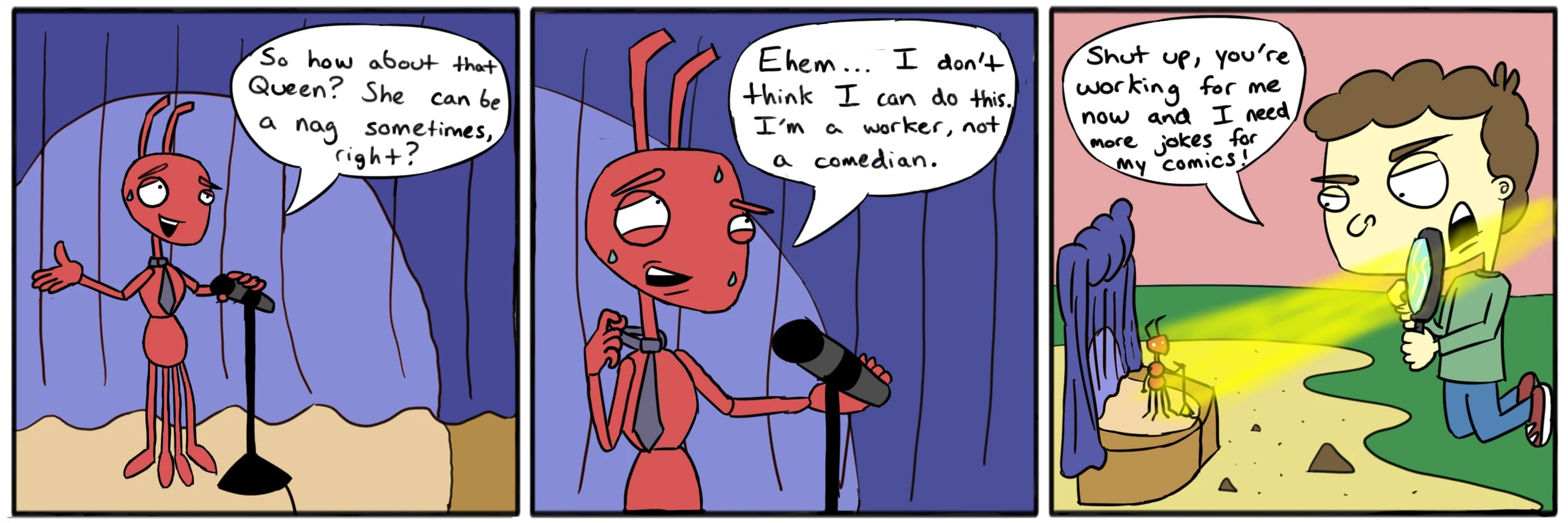 Ant Comedy — full comic strip