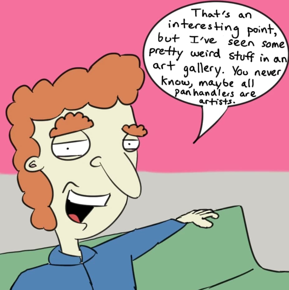 Cardboard Signs, panel 3 of 3