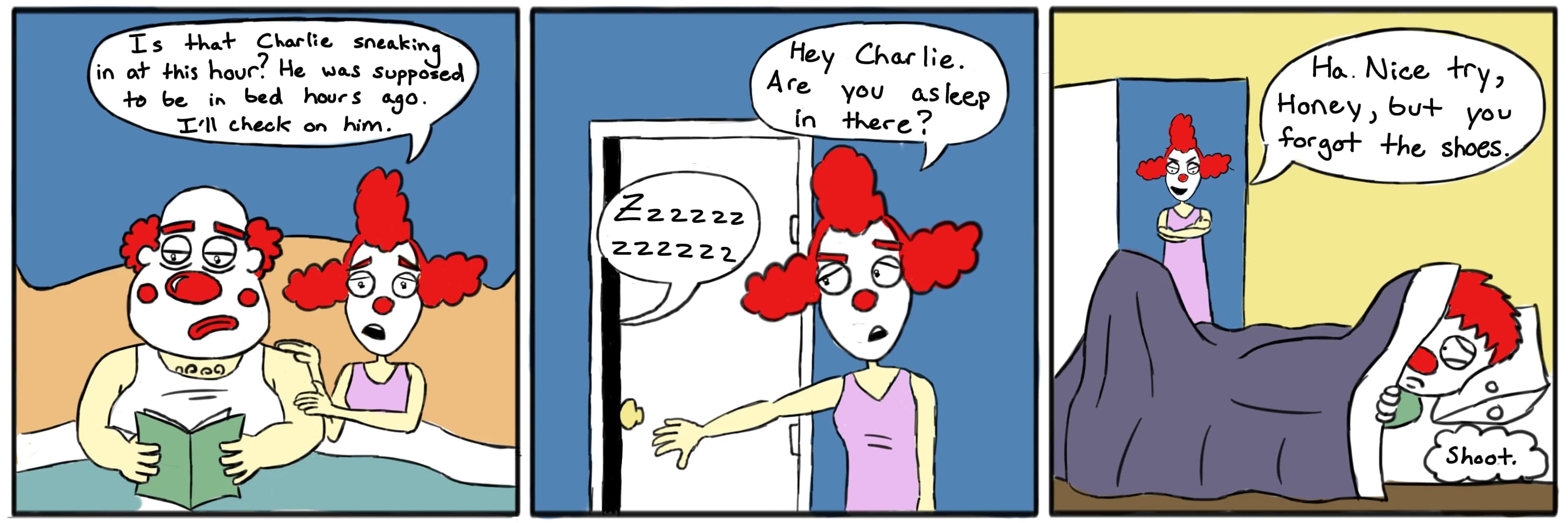 Clown Shoes — full comic strip