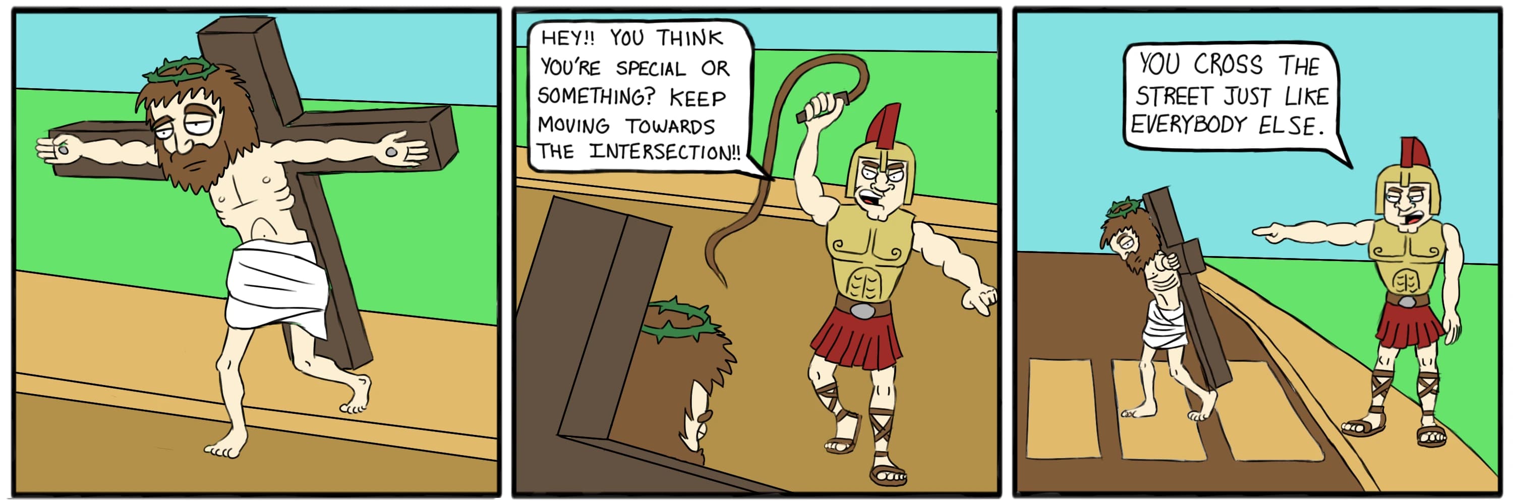 Cross Walk Original — full comic strip