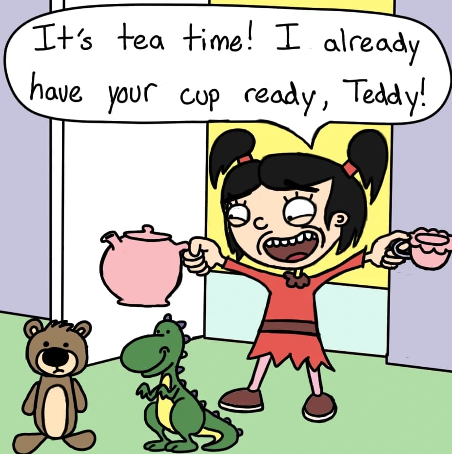 Drugged Tea, panel 3 of 3