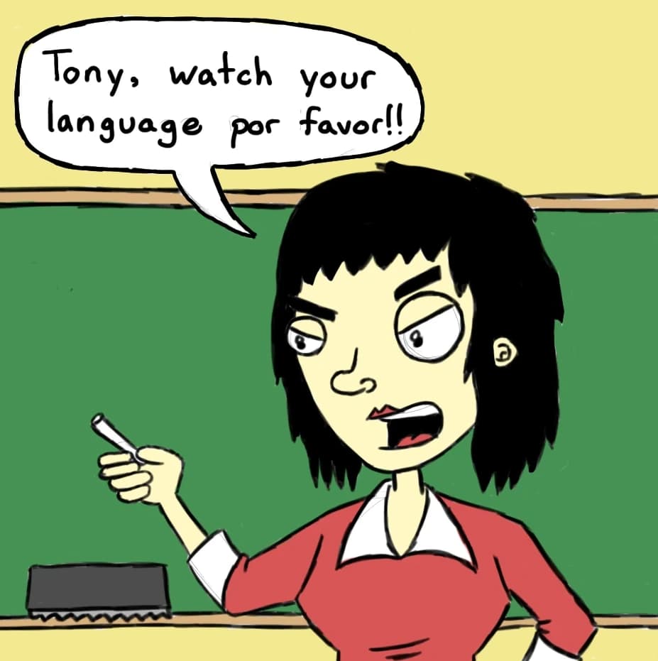 Espanol Test, panel 2 of 3