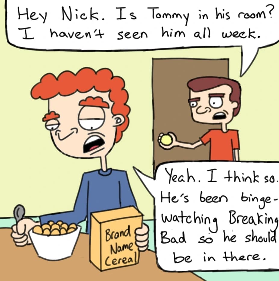 Get Your Netfix, panel 1 of 3