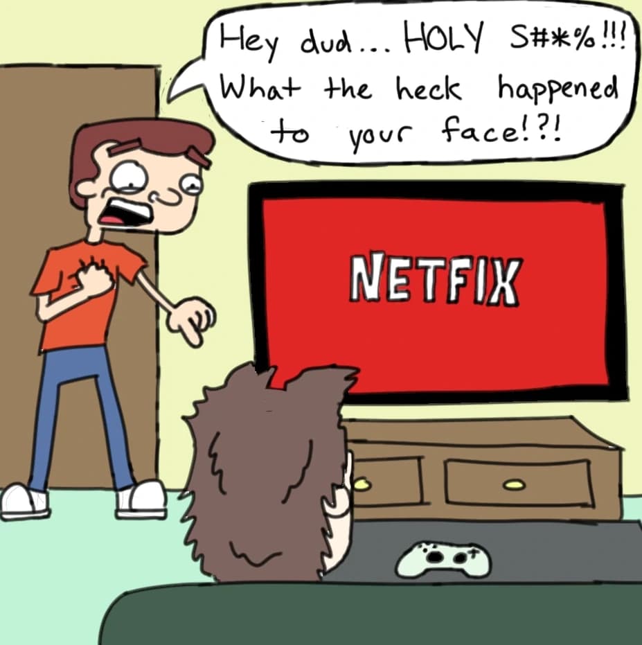 Get Your Netfix, panel 2 of 3