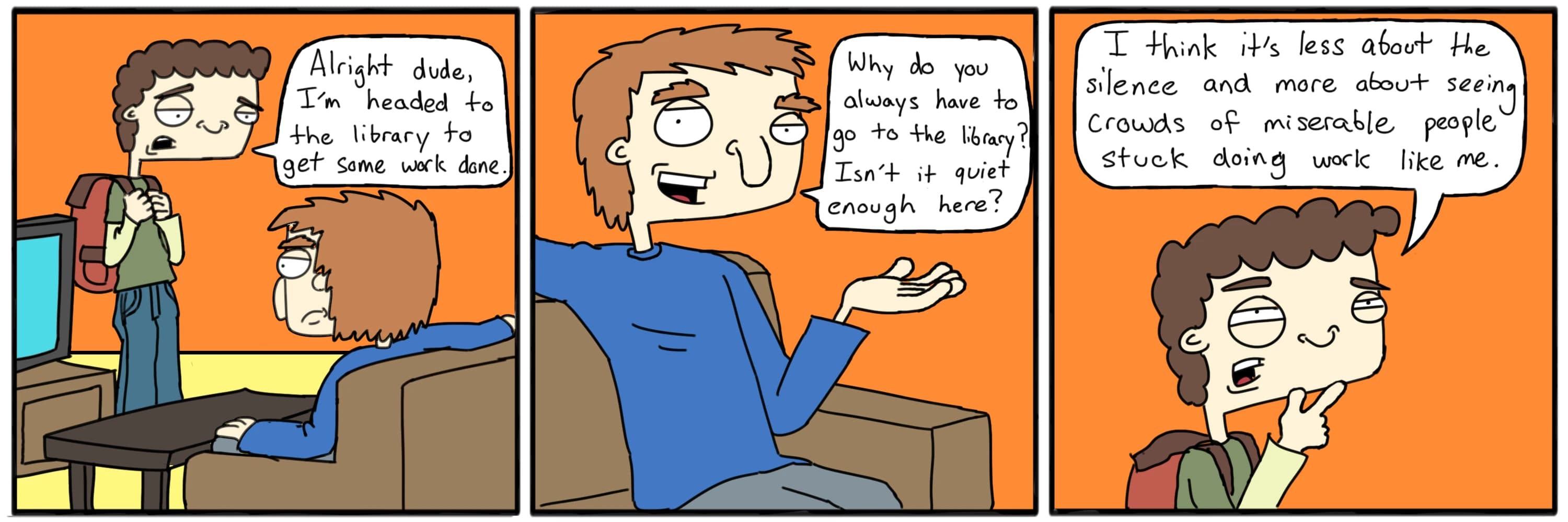 Miserable People — full comic strip