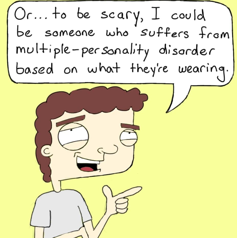 Plaid Personality, panel 3 of 3
