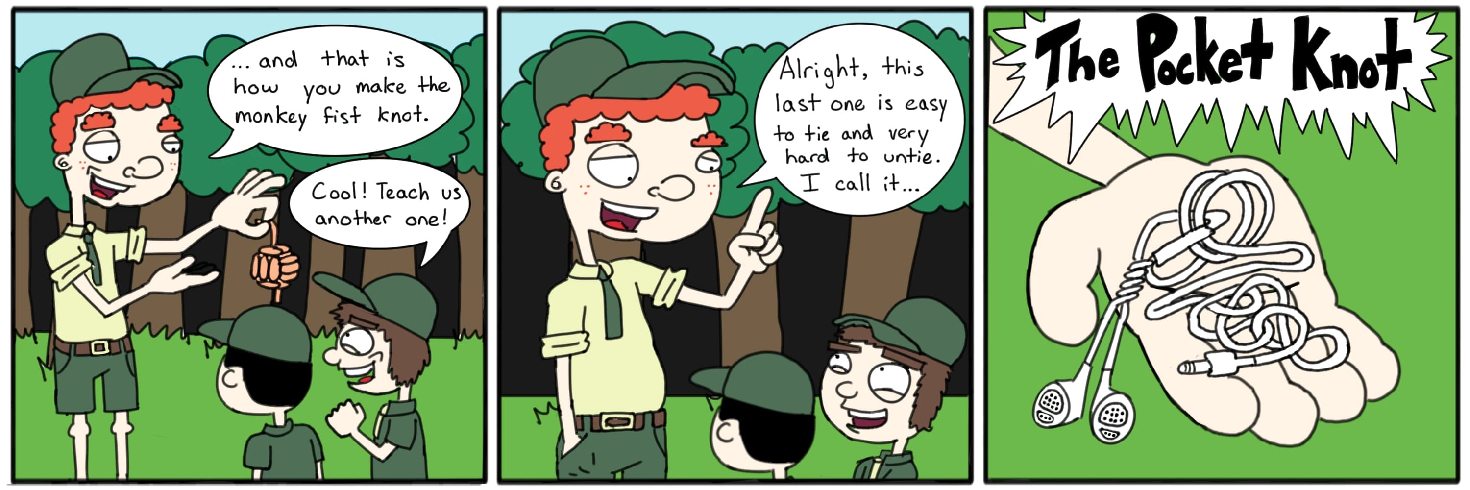 Pocket Knot — full comic strip