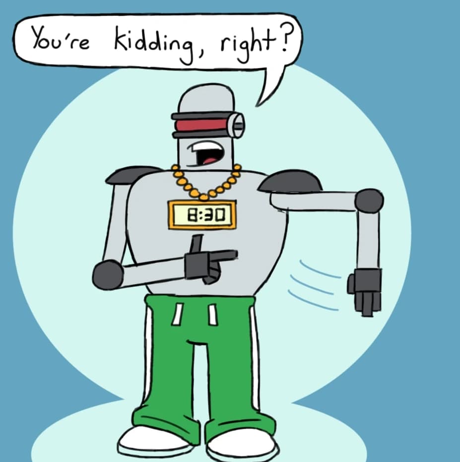 Robot Dance, panel 3 of 3