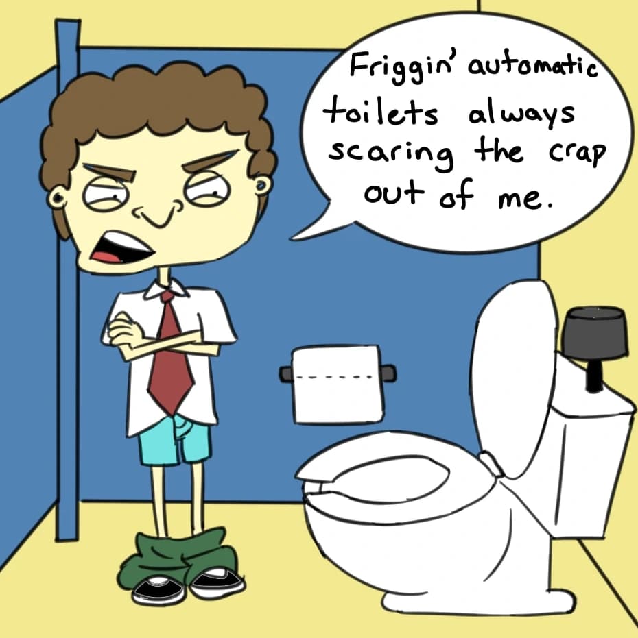 Scary Toilets, panel 3 of 3
