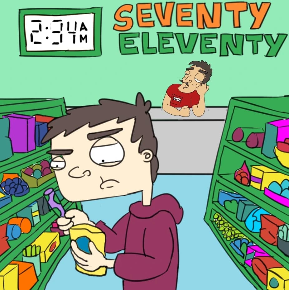 Seventy Eleventy, panel 1 of 3