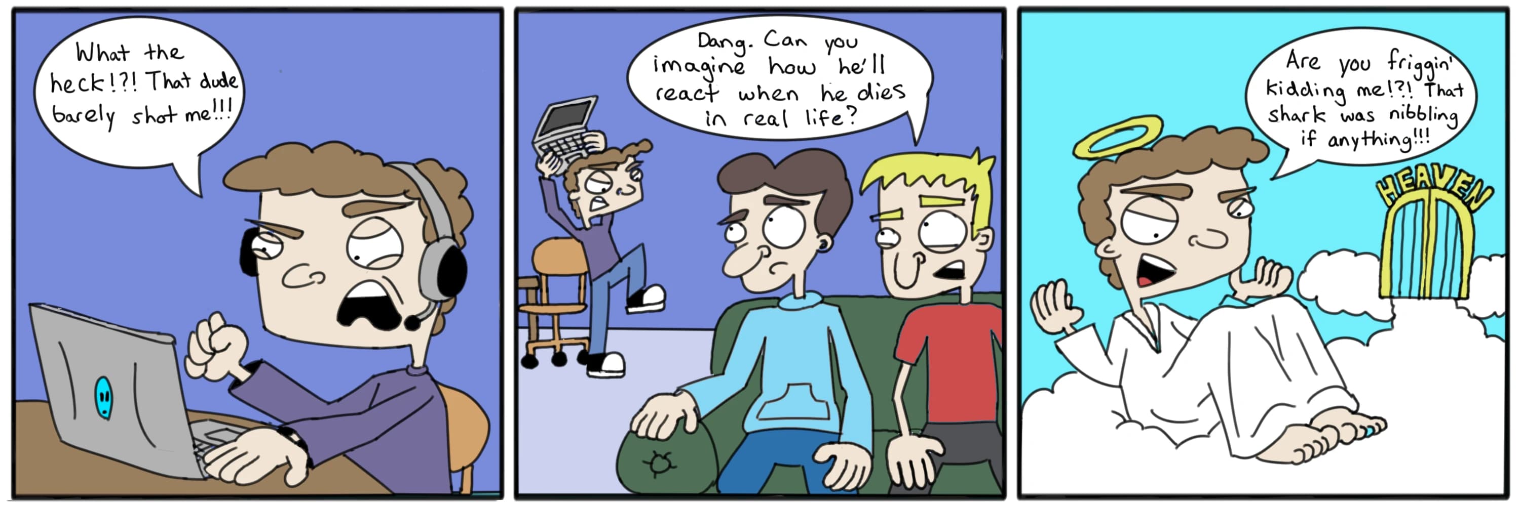 Shark Nibble — full comic strip