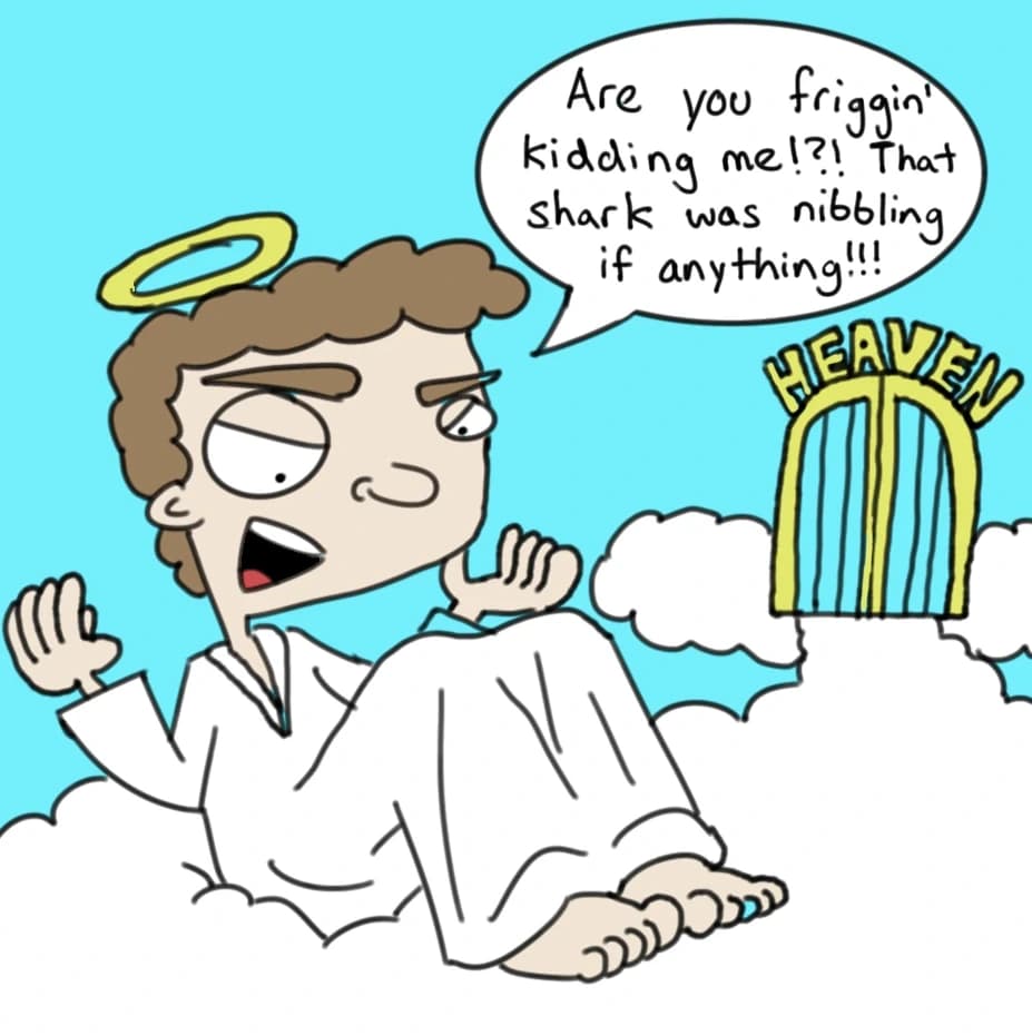Shark Nibble, panel 3 of 3