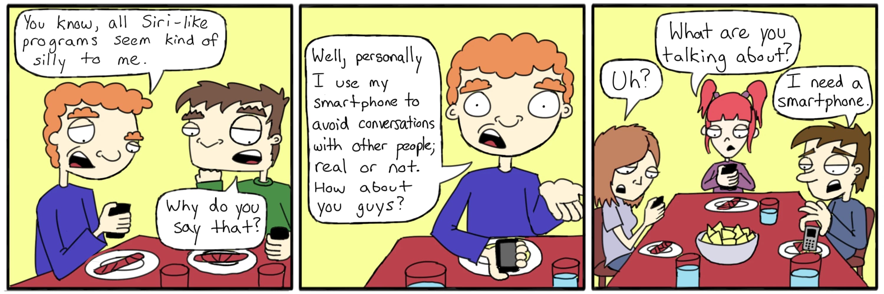 Stupid Siri — full comic strip