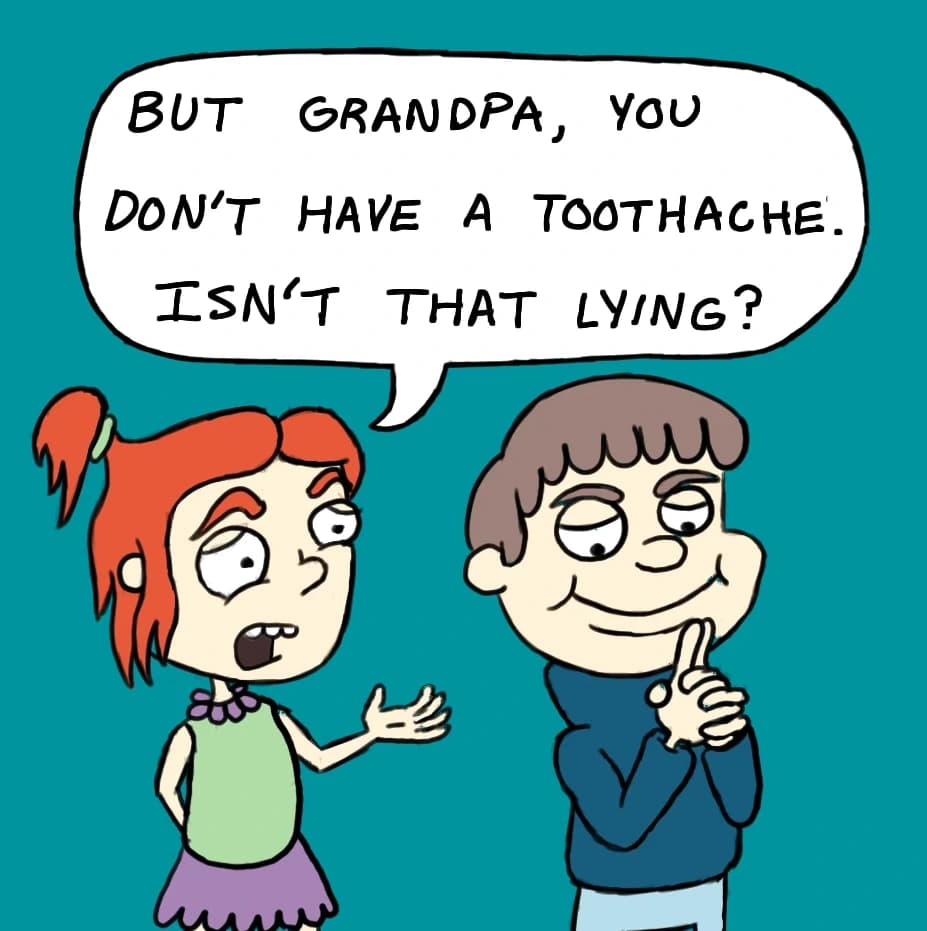 Toothache Trouble, panel 2 of 3