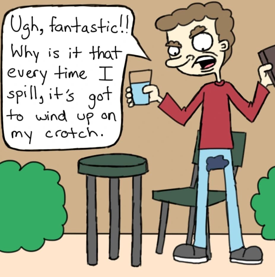 Water Spill, panel 2 of 3